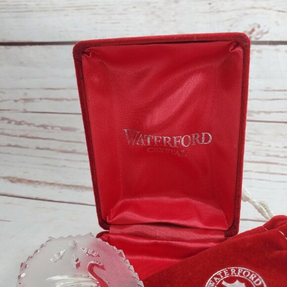 12 Days of Christmas 1990 Waterford Crystal Ornament Swans Swimming Ireland - Picture 10 of 12